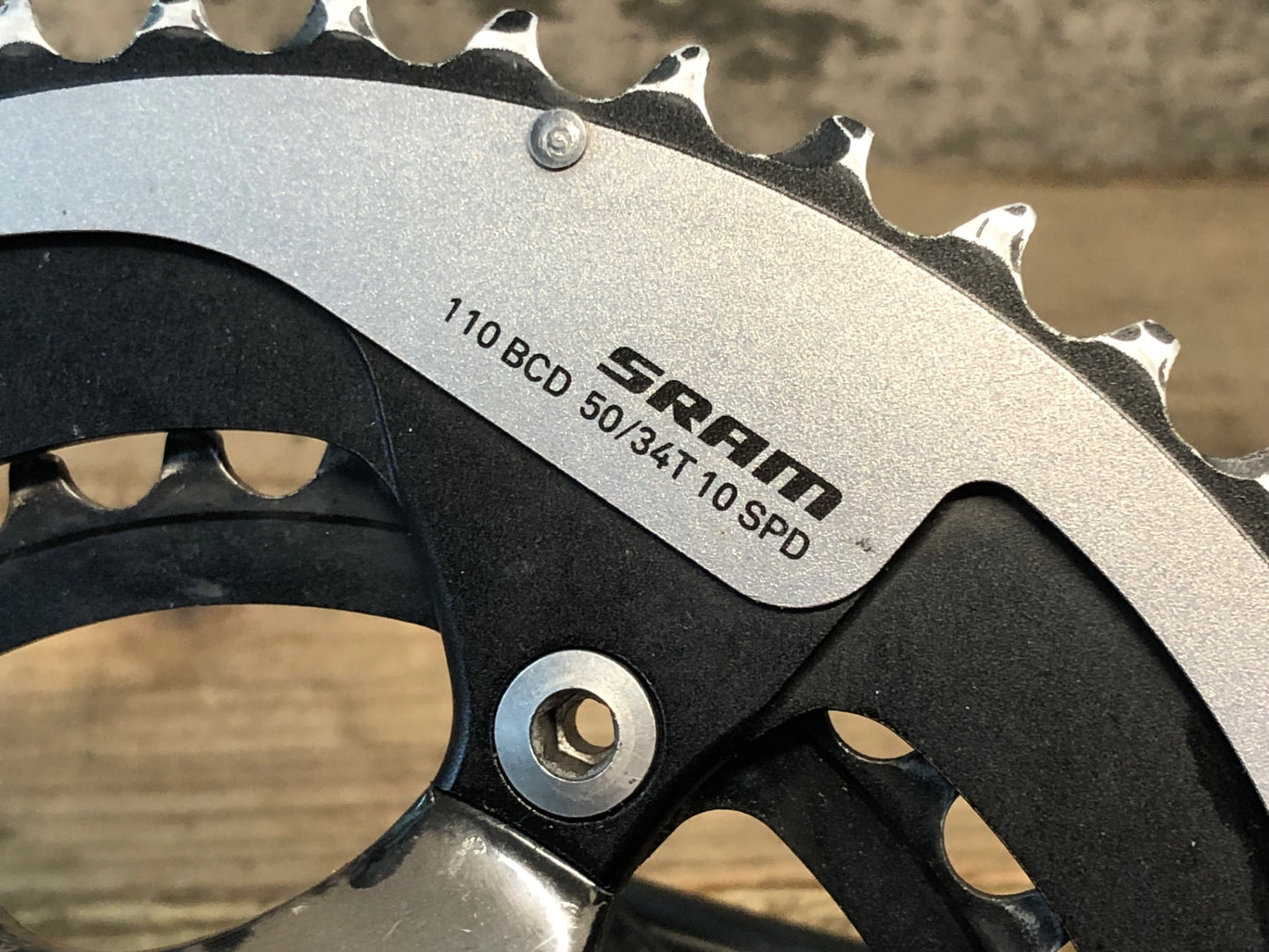 JC009 スラム SRAM RED 10S カーボン クランクセット 50/34T 170mm GXP規格
