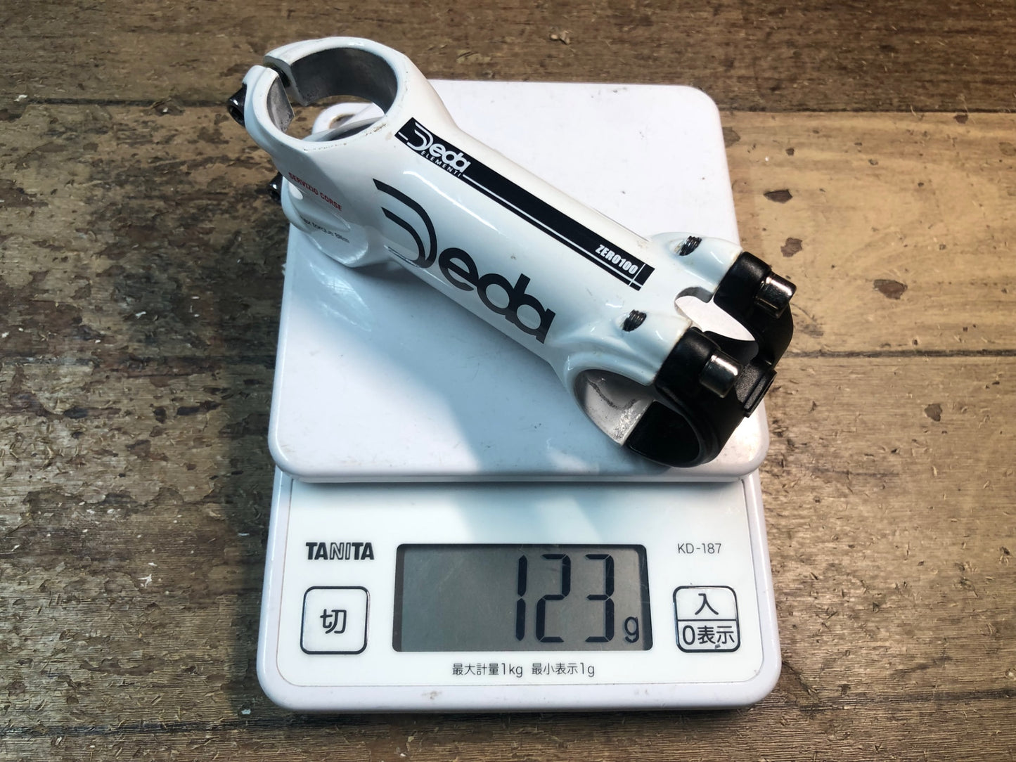IM547 デダ Deda ゼロ ZERO 100 SERVIZIO CORSE アルミステム 白 90mm Φ31.7 OS