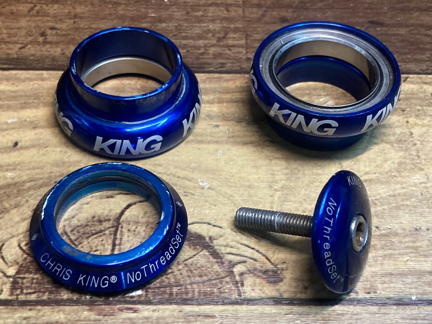 IK892 クリスキング CHRIS KING NOTHREAD HEADSET 青