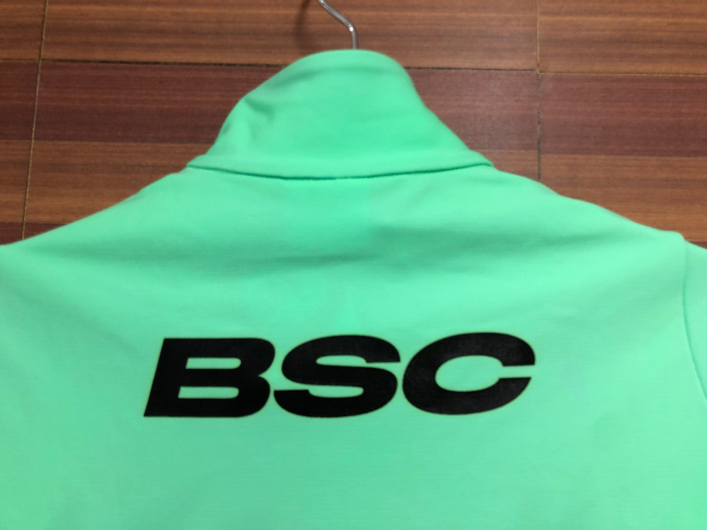 HX511 ブラックシープ BLACK SHEEP 長袖 サイクルジャージ 黄緑 XS 裏起毛