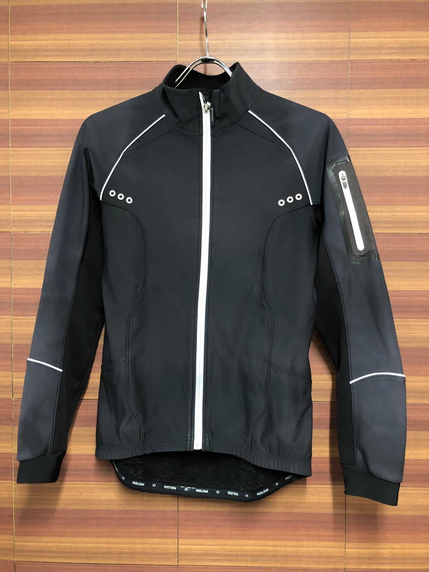 HZ849 パールイズミ PEARL iZUMi 長袖 サイクルジャケット 黒 M 裏起毛 WINDBREAK LIGHT