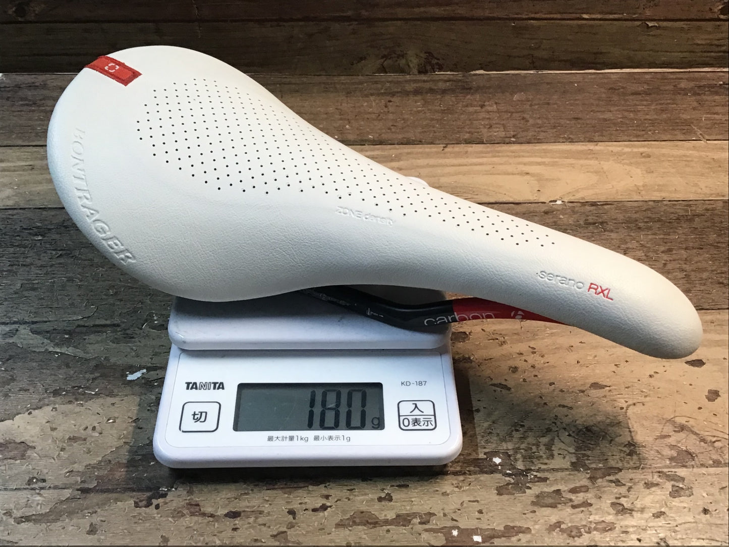 IK541 ボントレガー BONTRAGER セラーノ SERANO RXL サドル カーボンレール 138mm 白