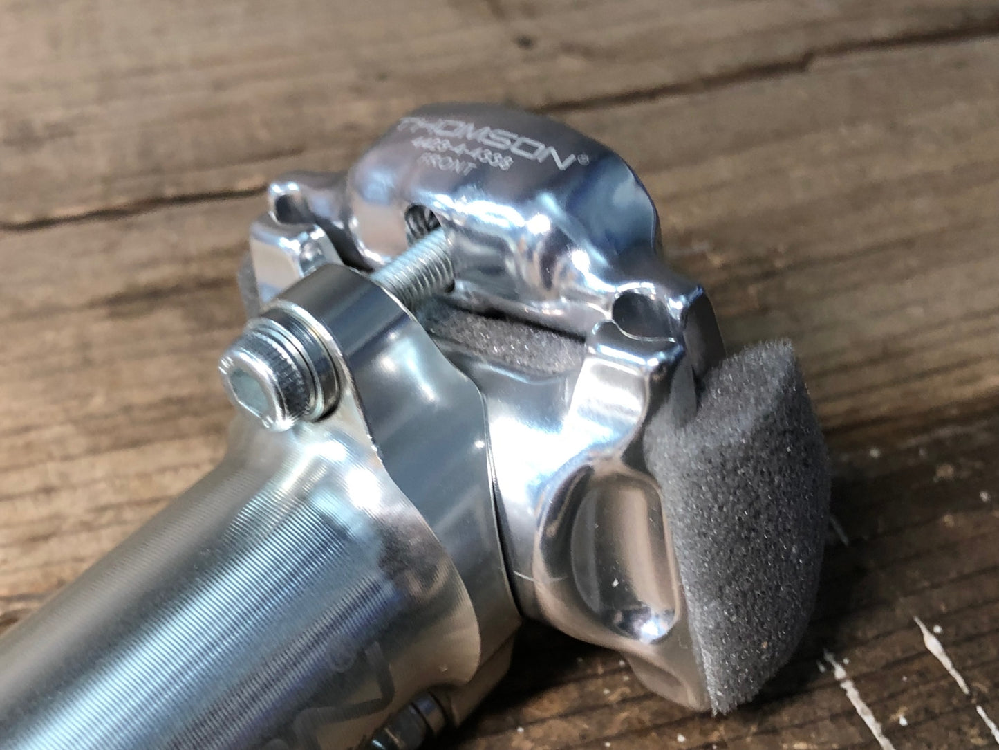 IZ481 トムソン THOMSON Elite アルミ シートポスト 250mm Φ27.2 SB0mm シルバー 未使用