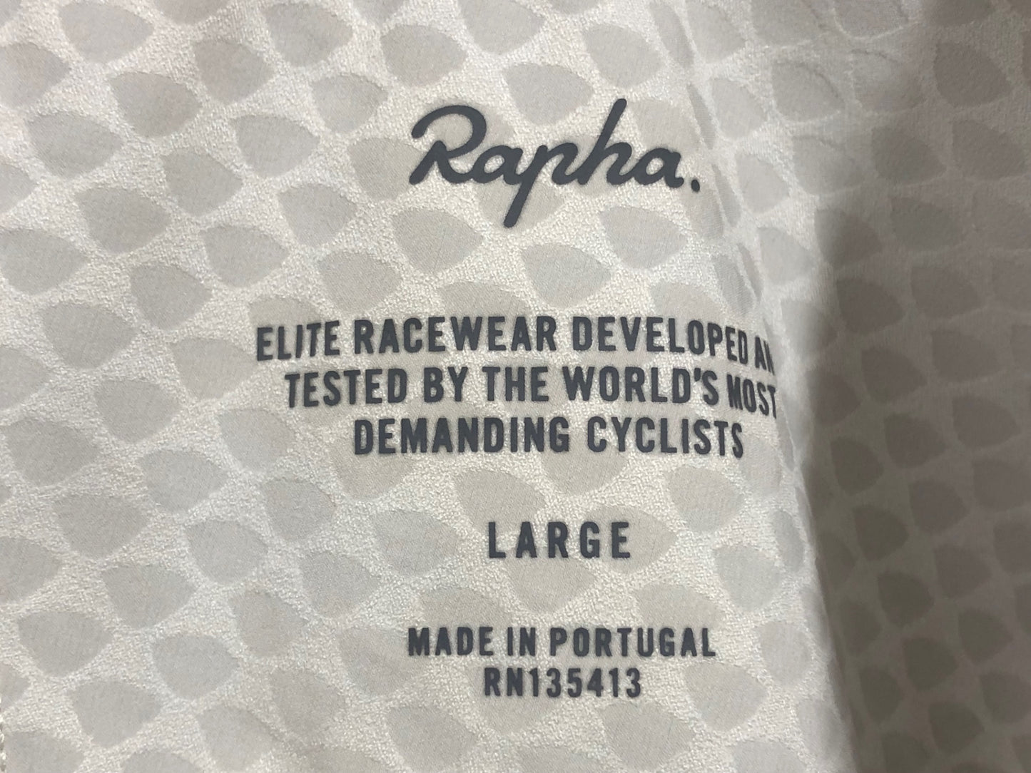 IQ375 ラファ Rapha LEGION PRO TEAM AERP JERSEY 半袖 サイクルジャージ 白 L