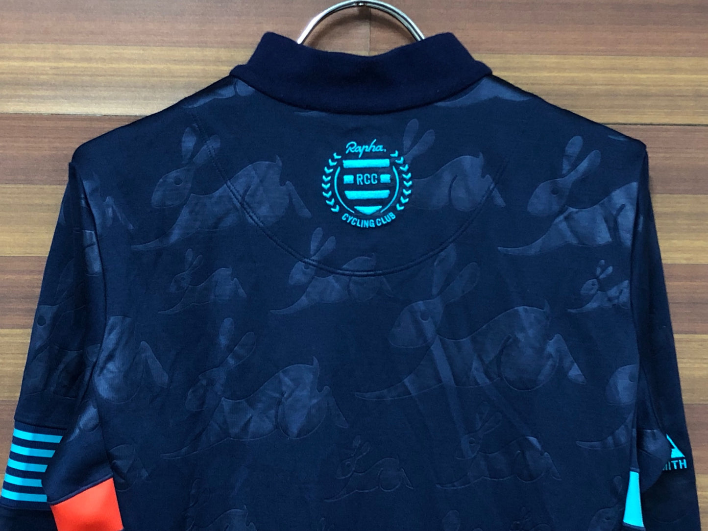 IQ321 ラファ ポールスミス Rapha RCC + Paul Smith クラシックロングスリーブジャージ CLASSIC LONG SLEEVE JERSEY 長袖 サイクルジャージ 紺 M