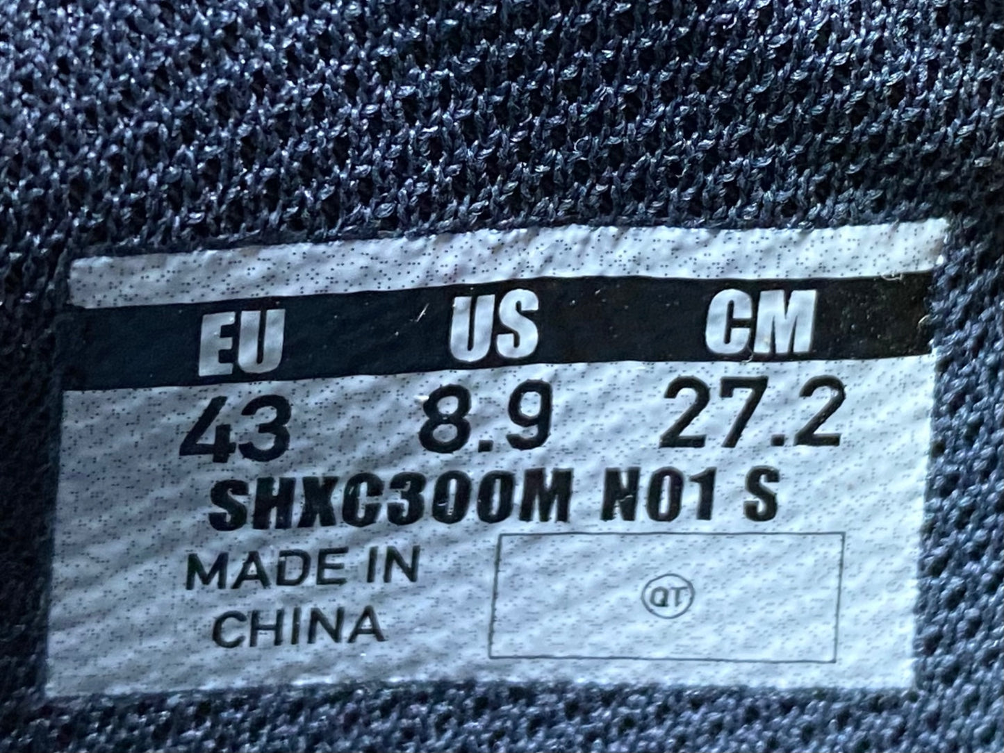 ID197 シマノ SHIMANO XC3 SH-XC300 ビンディングシューズ SPD 2つ穴 EUR44 27.8cm 紺 SPD ※美品