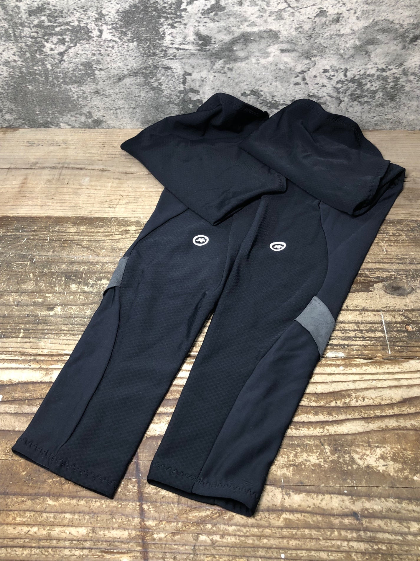 JB319 アソス assos レッグウォーマー 黒 SIZE1