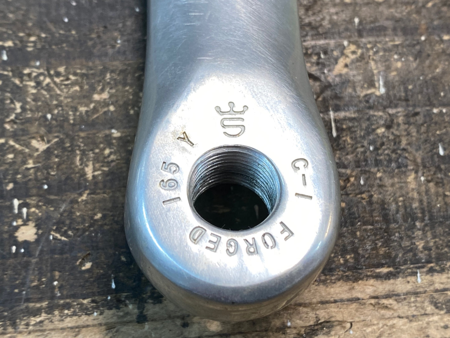 IU179 スギノ sugino XD クランクセット スクエアーテーパー 165mm 48/34T