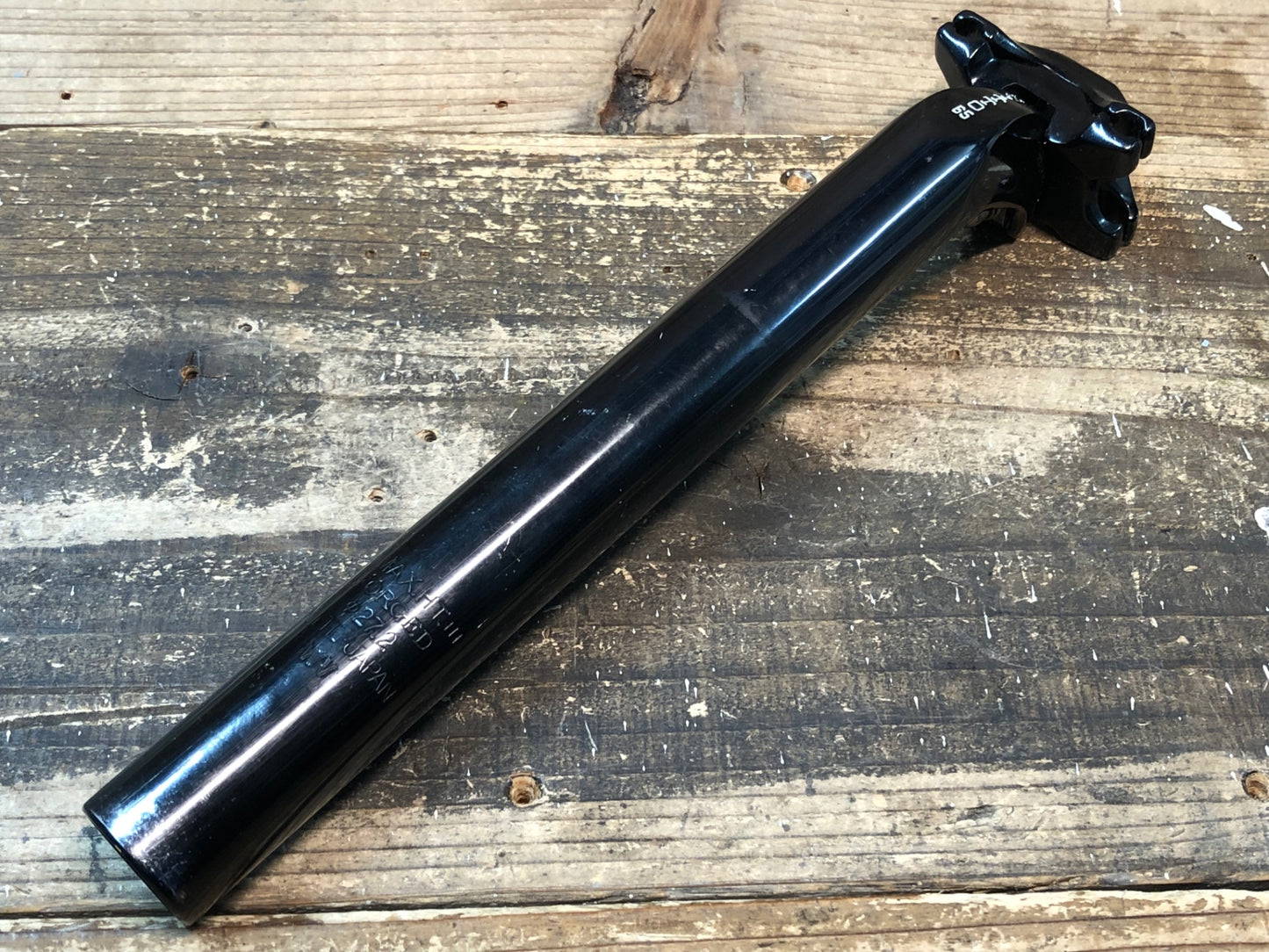 IN963 日東 NITTO S65 アルミ シートポスト Φ27.2 250mm 黒
