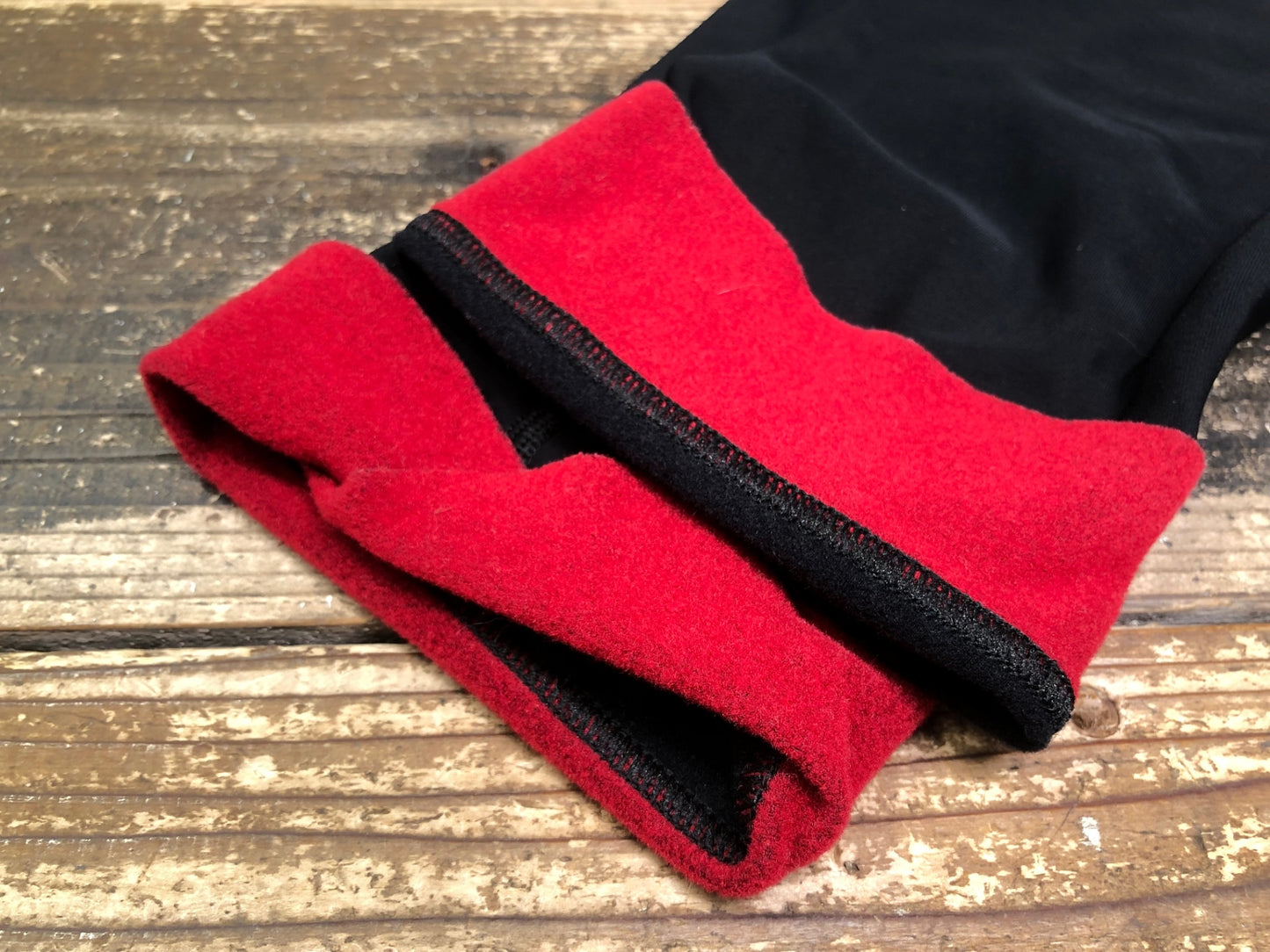 JA599 カステリ CASTELLI ニーウォーマー 黒 L 裏起毛