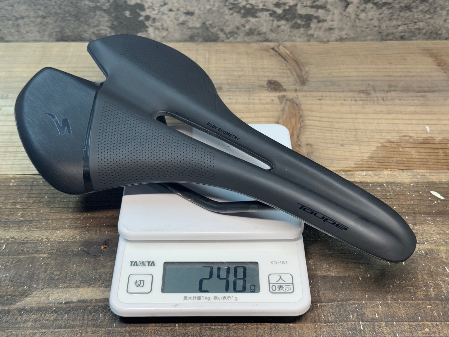 IP415 スペシャライズド SPECIALIZED Toupe サドル 黒 155mm Hollow Ti