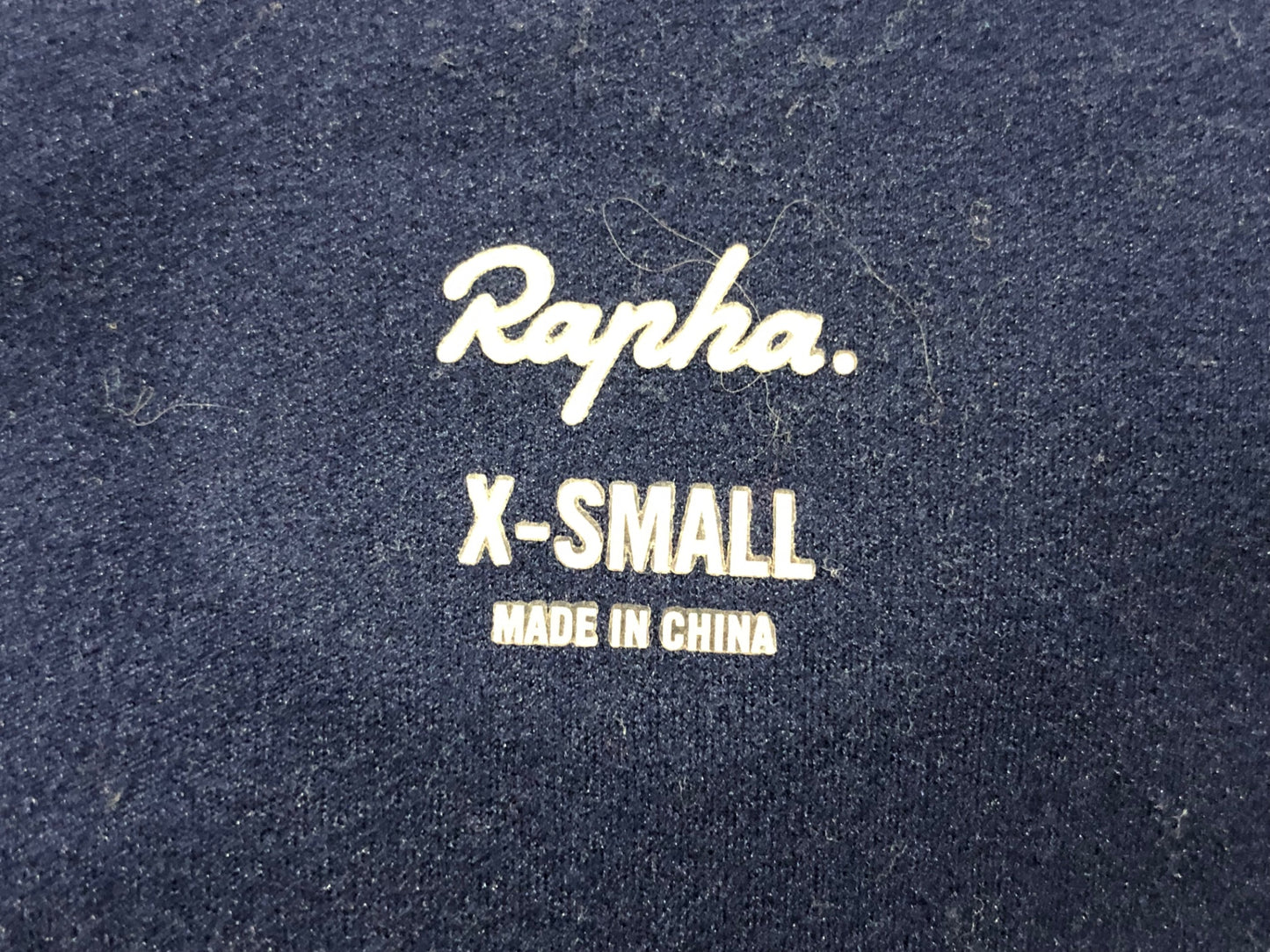 HW066 ラファ Rapha コアロングスリーブジャージ CORE LONG SLEEVE JERSEY 長袖 紺 XS 裏起毛