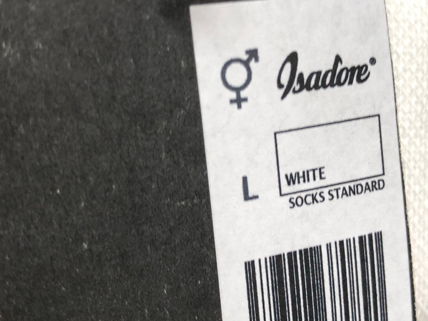 IP923 イザドア Isadore サイクルソックス 白 L