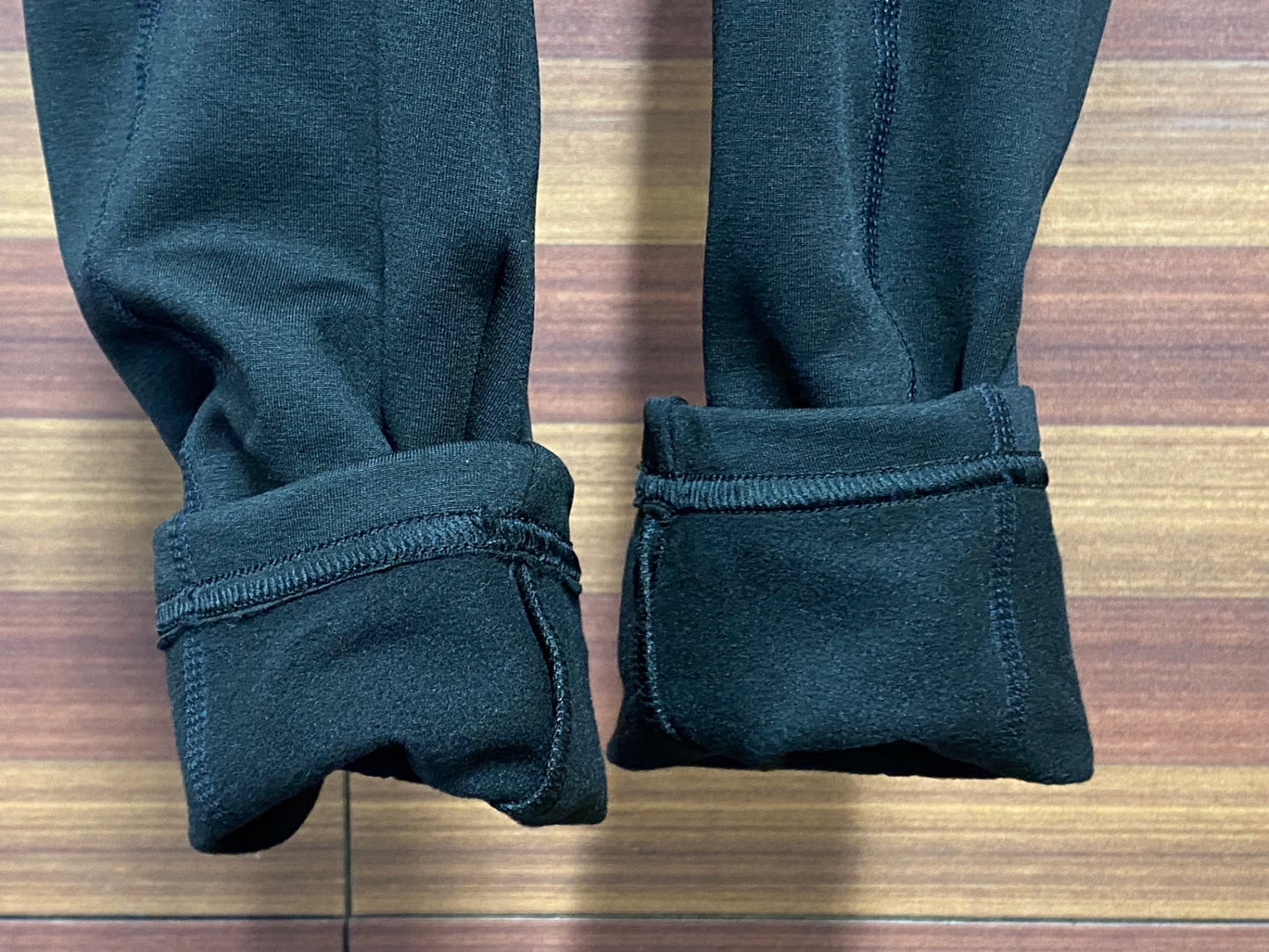 IP961 モーゼン morethan ビブタイツ 黒 S 裏起毛
