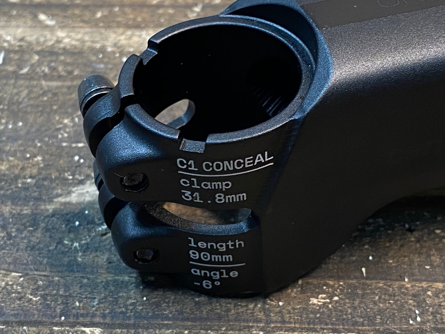 IU908 キャノンデール CANNONDALE C1 CONCEAL アルミ ステム 黒 Φ31.8 OS 90mm ※カバー等欠品