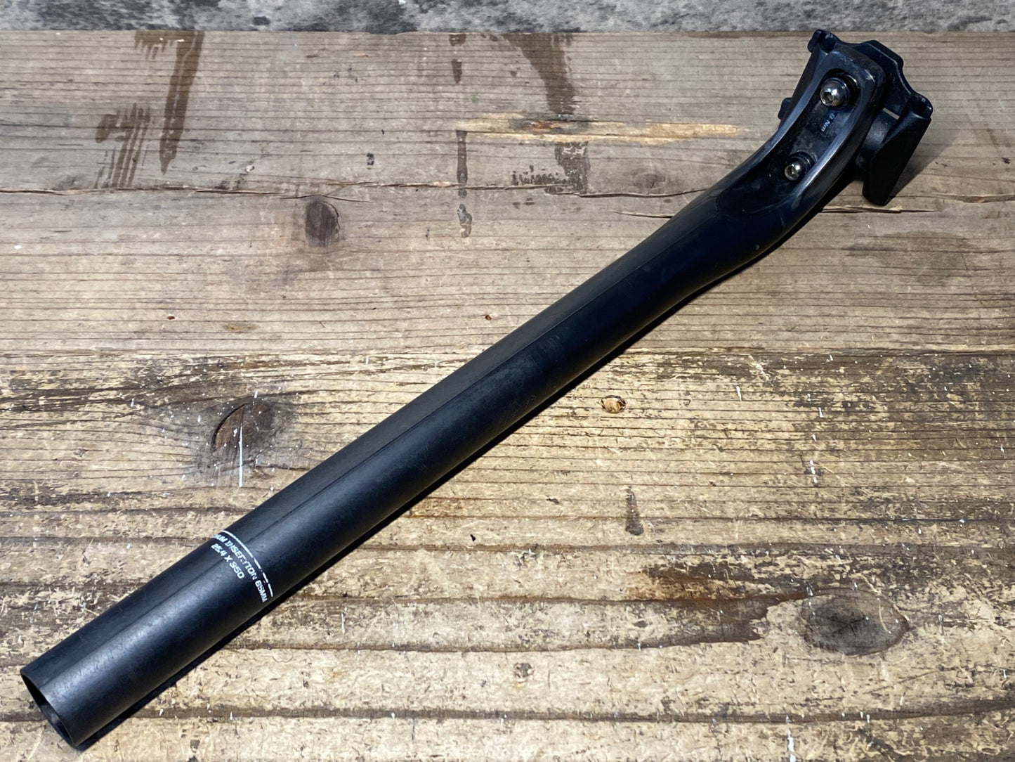 IZ231 キャノンデール CANNONDALE SAVE カーボン シートポスト 350mm Φ25.4 ※凹みのためジャンク