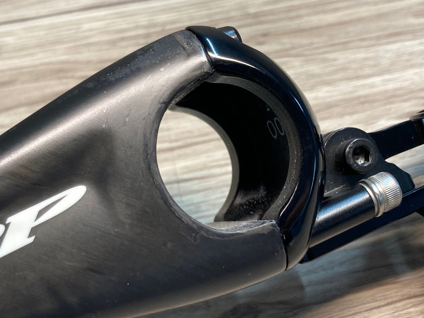 IX138 ジップ ZIPP SL SPRINT カーボン ステム 100mm Φ31.8 OS 12° Rec-Mountベース付属カスタム ※コラム内側破損疑いのためジャンク