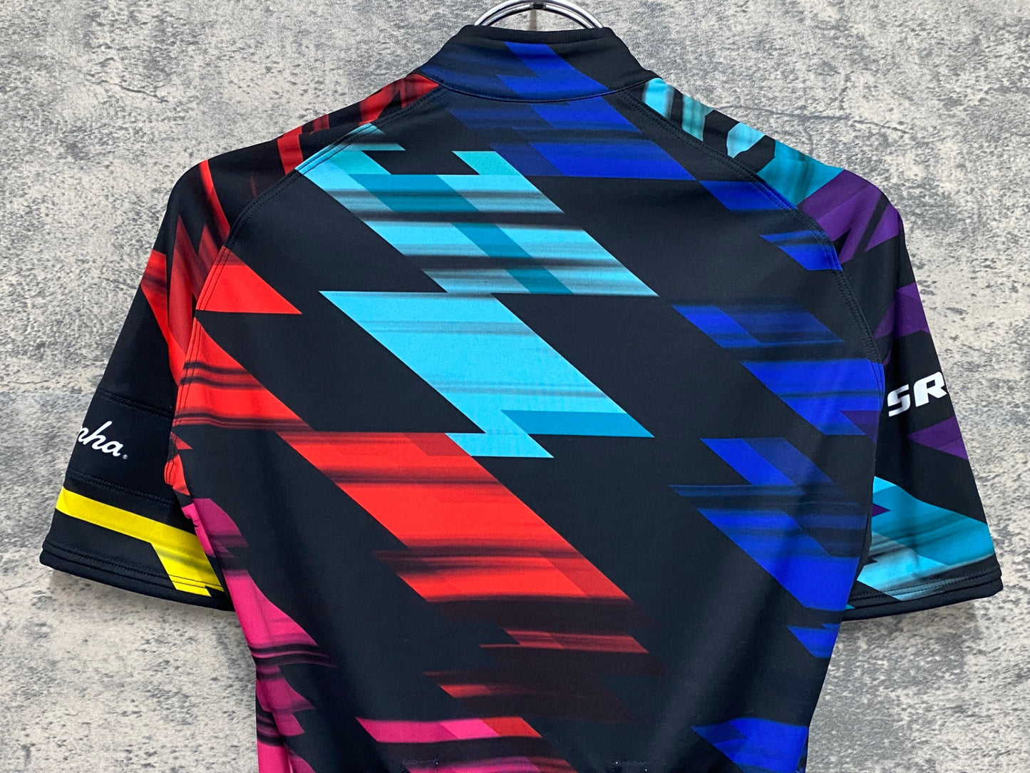 IV242 ラファ Rapha CANYON SRAM CORE JERSEY 半袖サイクルジャージ 黒 XS