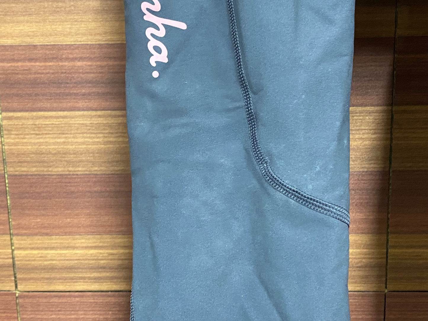 HU535 ラファ Rapha WOMEN'S 3/4 TIGHTS グレー レディース ※スレあり、裾汚れ