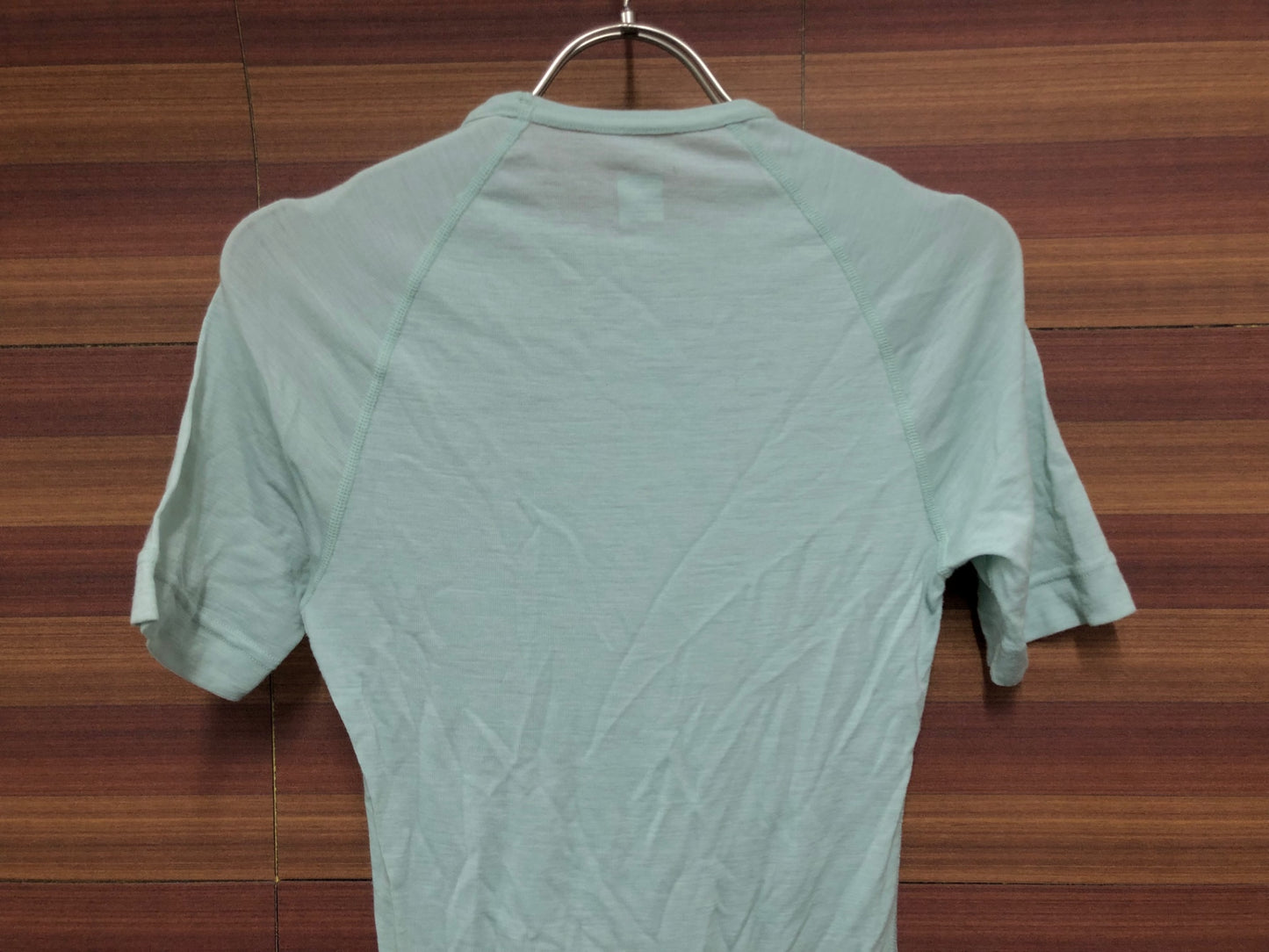 IP242 ラファ Rapha MERINO BASE LAYER - SHORT SLEEVE 半袖 べースレイヤー 薄緑 XS