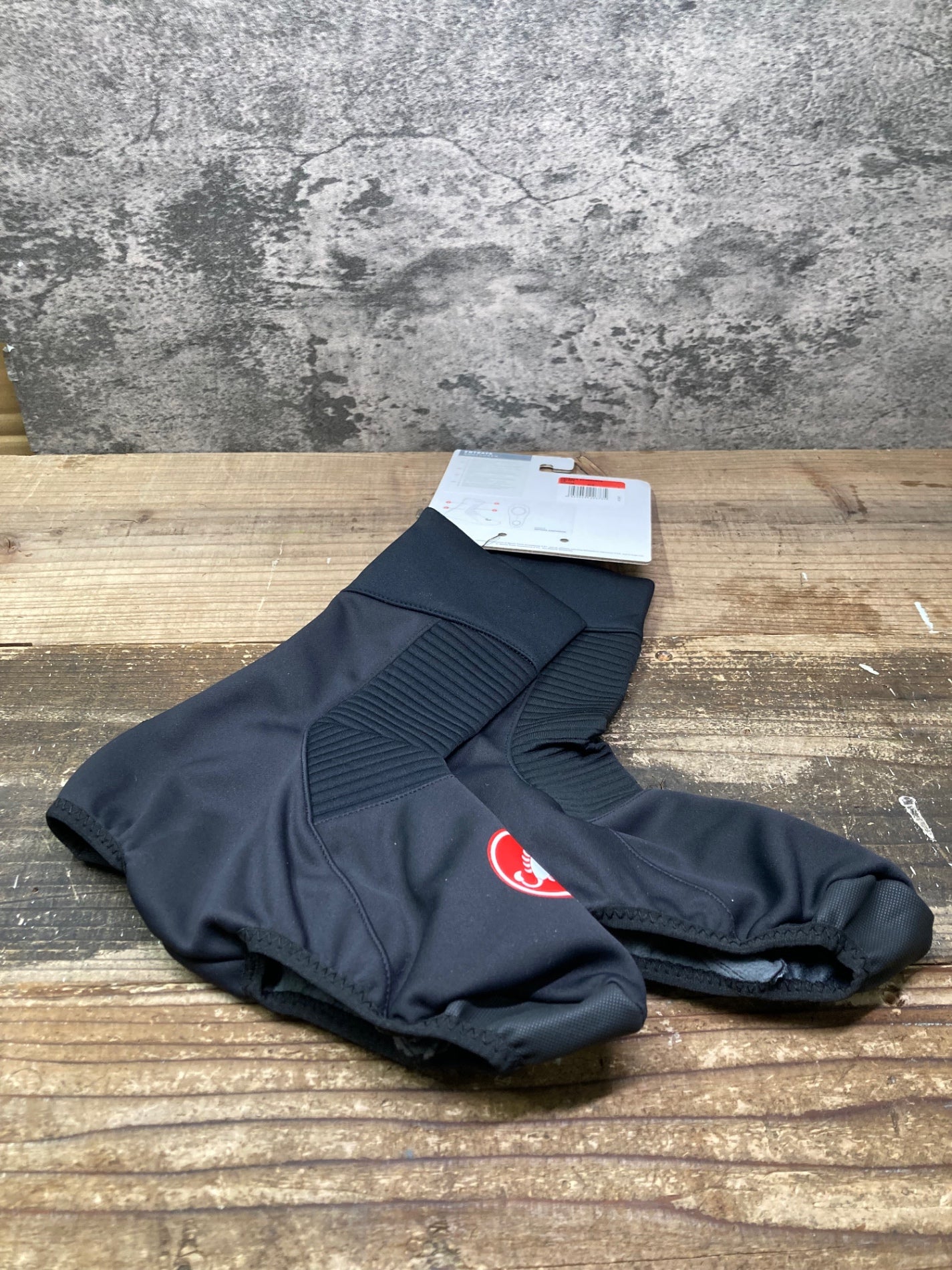 IV962 カステリ CASTELLI ENTRATA シューズカバー 黒 L 裏起毛