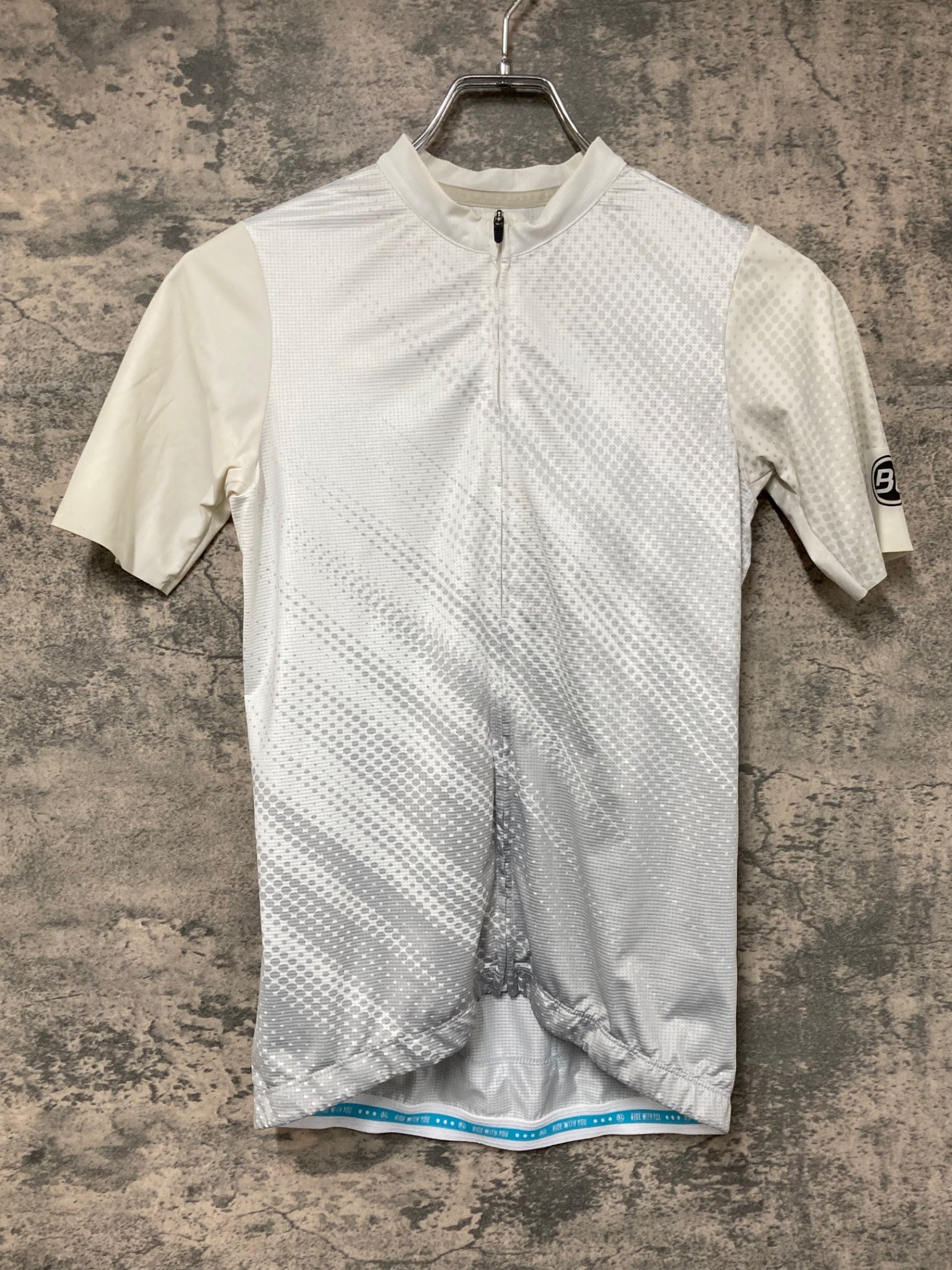 IY097 バイシクルライン Bicycle Line 半袖 サイクルジャージ 白 XS レディース