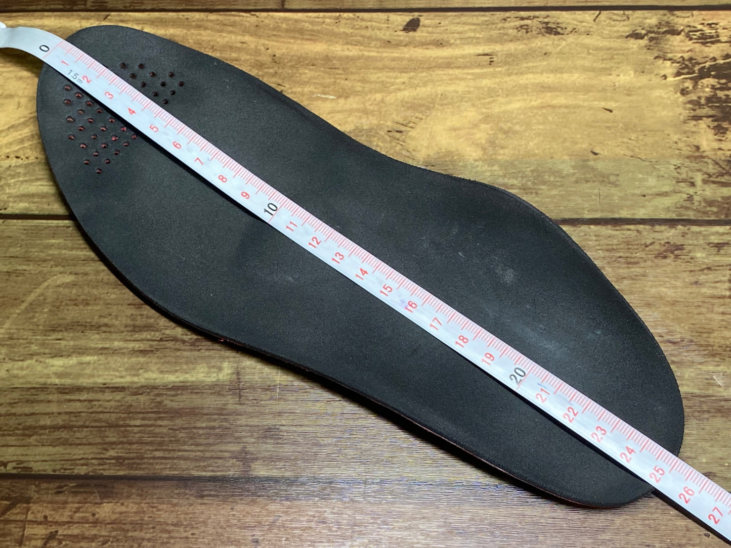 IX272 ソールスター SOLESTAR インソール カーボン 赤 実測25.0cm
