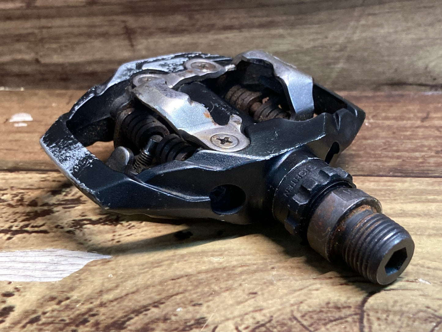 IE128 シマノ SHIMANO PD-M530 ビンディングペダル SPD ガタあり