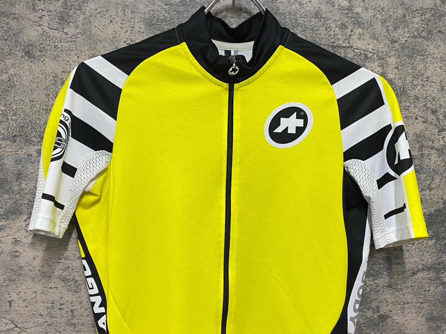 IY438 アソス assos MANGUSSTA 半袖 サイクルジャージ 黄 S