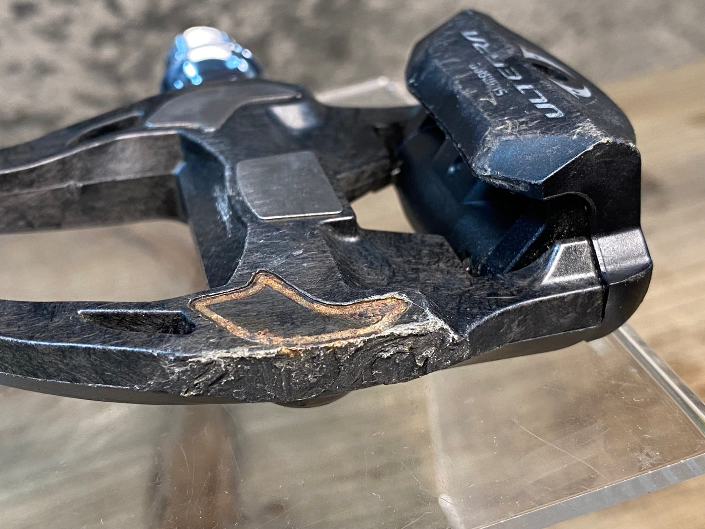 IW137 シマノ SHIMANO アルテグラ ULTEGRA PD-R8000 ビンディングペダル ※プレート欠品