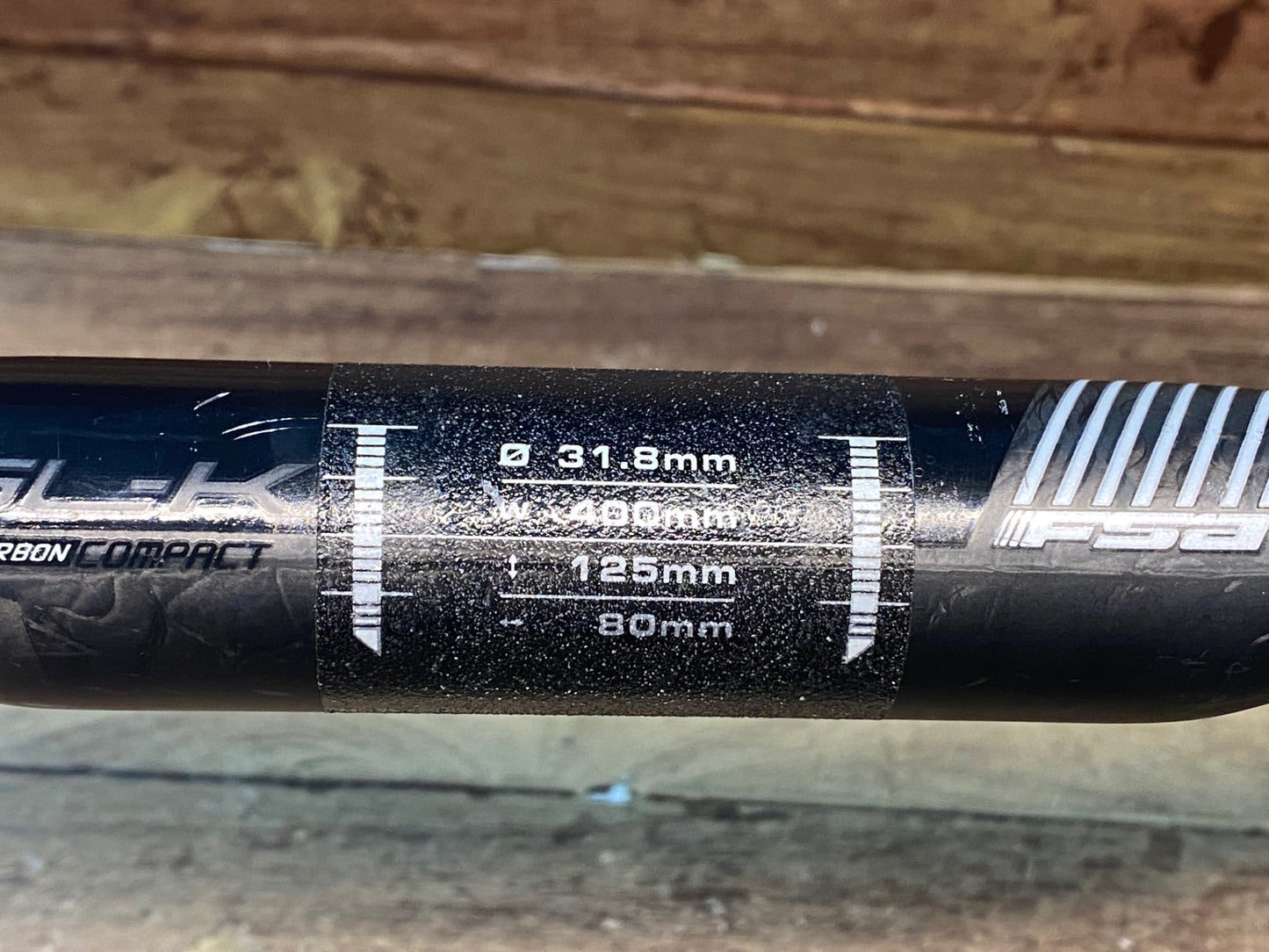 II699 FSA SL-K UD CARBON COMPACT カーボン ドロップハンドル Φ31.8mm エンドC-C 400mm