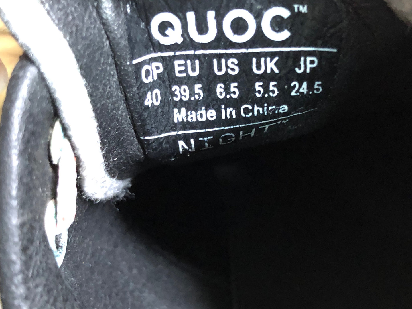 IS763 クオック QUOC Night ビンディングシューズ 白 EU39.5 SPD-SL