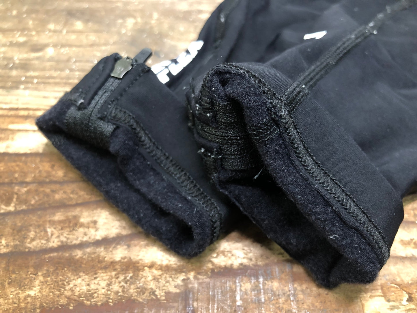 IW442 カステリ CASTELLI レッグウォーマー 黒 S NANO FLEX ※擦れ大
