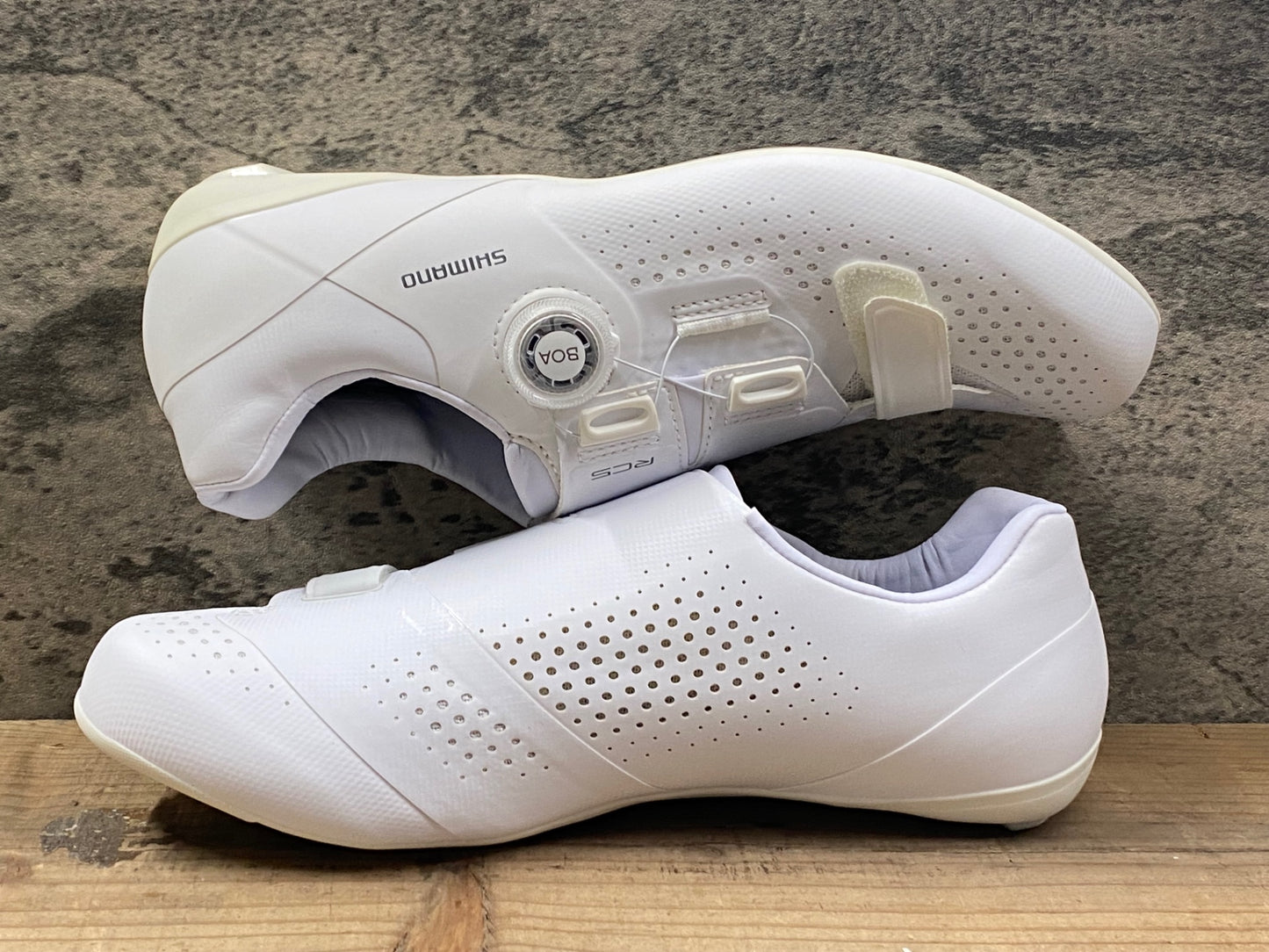 IP480 シマノ SHIMANO RC5 SH-RC500 ビンディングシューズ 白 EU42 SPD-SL ※新品未使用