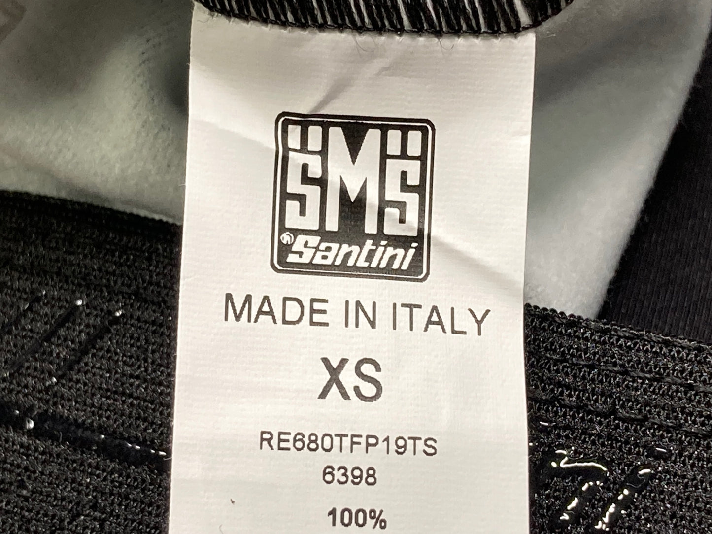 IT228 サンティーニ Santini アームウォーマー 黒 XS-S 未使用品