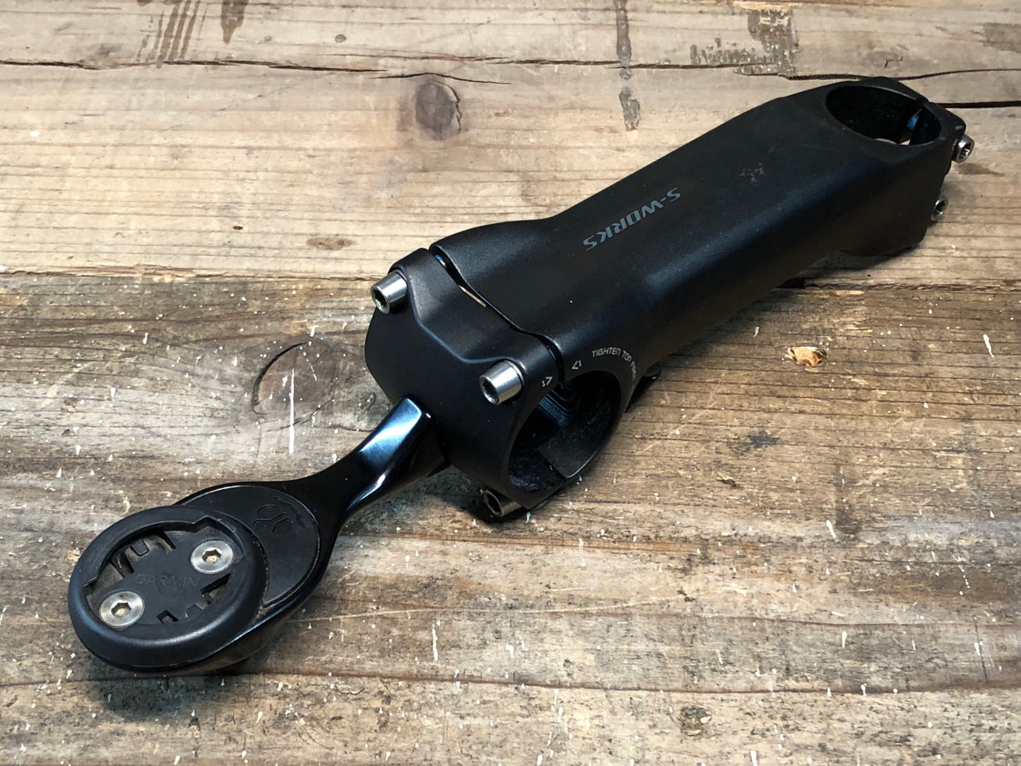 IP500 スペシャライズド SPECIALIZED エスワークス S-WORKS TARMAC STEM 黒 120mm Φ31.8 OS 6° マウント付属
