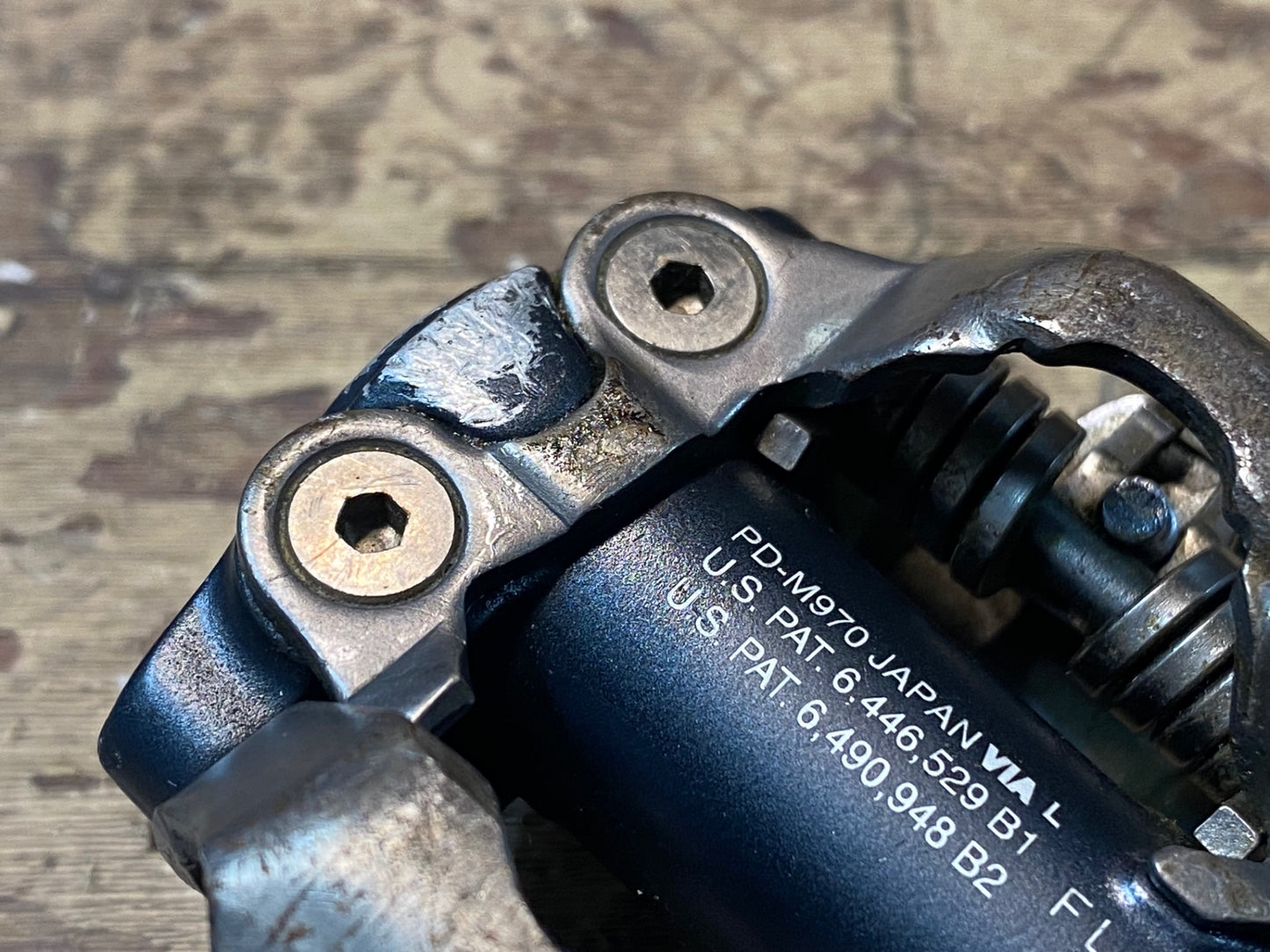 IJ928 シマノ SHIMANO XTR PD-M970 ビンディングペダル SPD