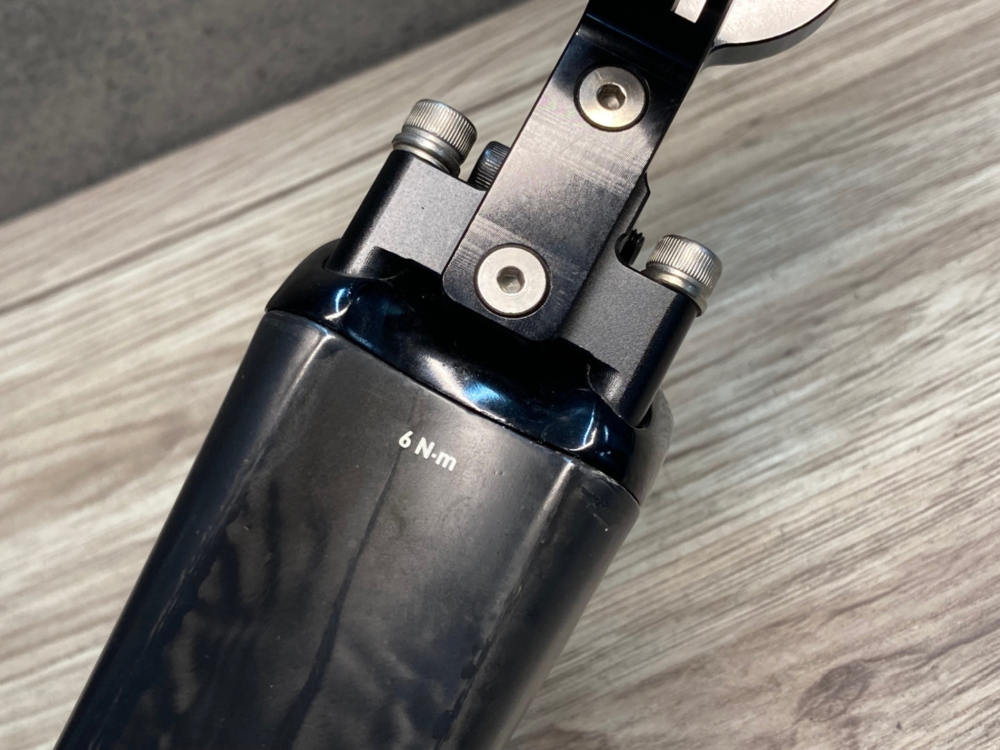 IX138 ジップ ZIPP SL SPRINT カーボン ステム 100mm Φ31.8 OS 12° Rec-Mountベース付属カスタム ※コラム内側破損疑いのためジャンク