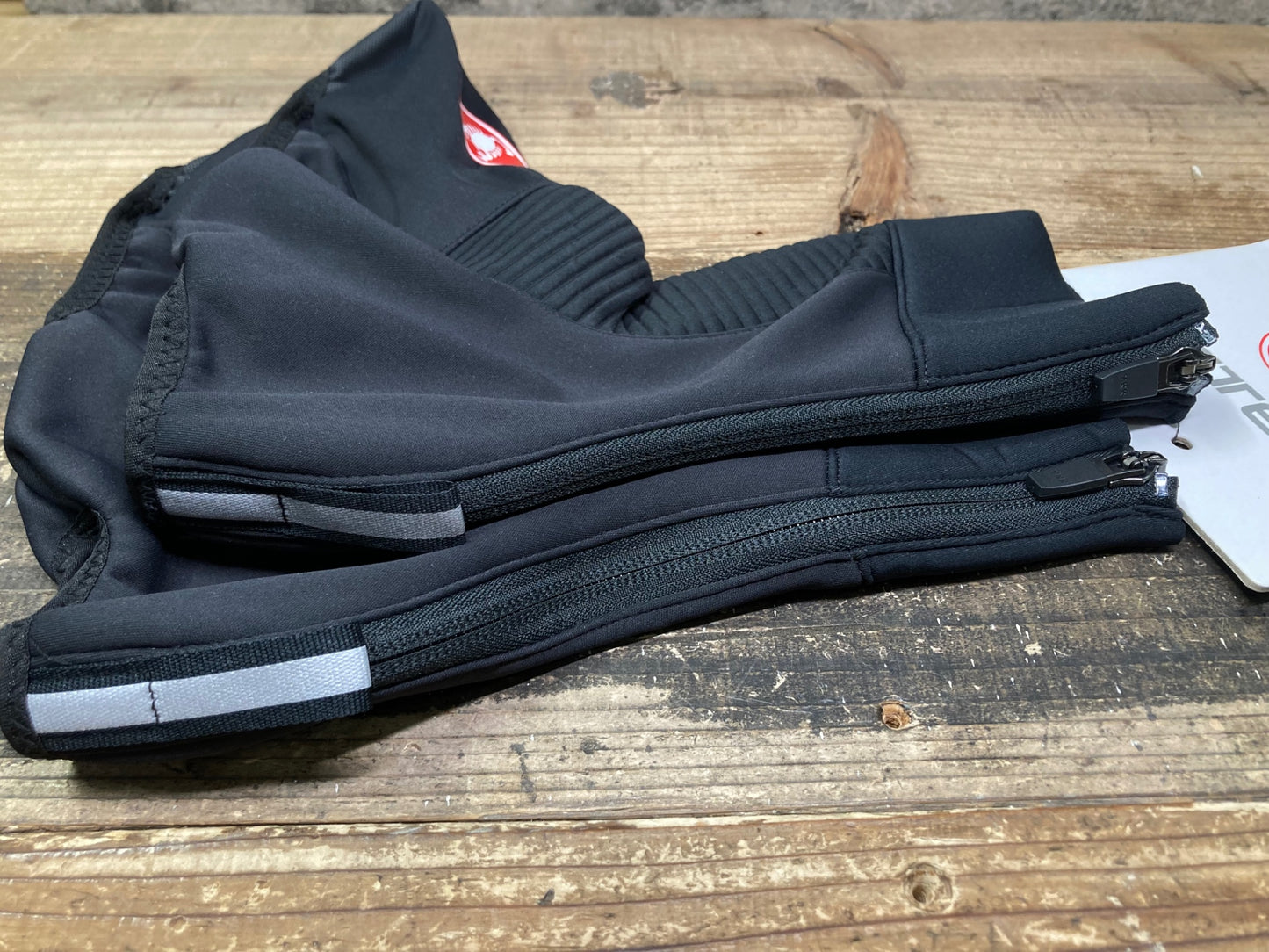 IV962 カステリ CASTELLI ENTRATA シューズカバー 黒 L 裏起毛