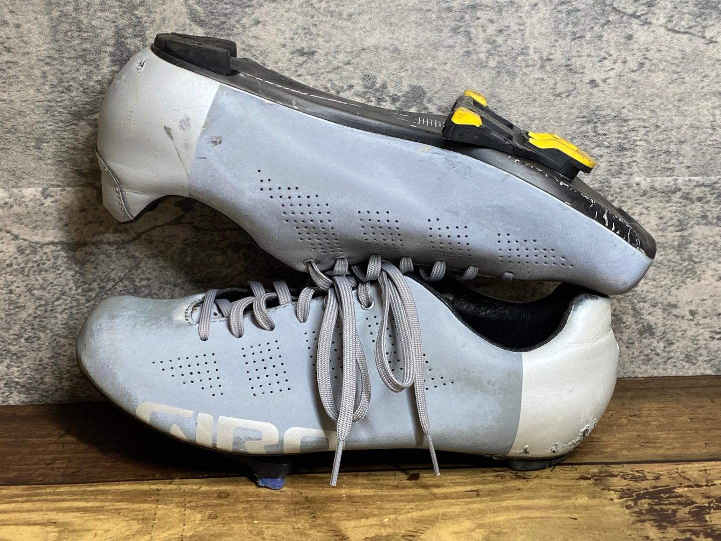 JD364 ジロ GIRO EMPIRE ACC ビンディングシューズ グレー 3穴 EU41