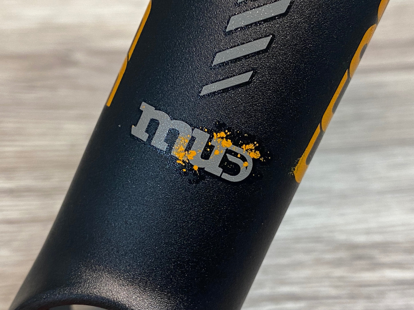IW812 デダ DEDA MUD CROSS STEM アルミ ステム 黒 オレンジ 110mm Φ31.7 OS 84°