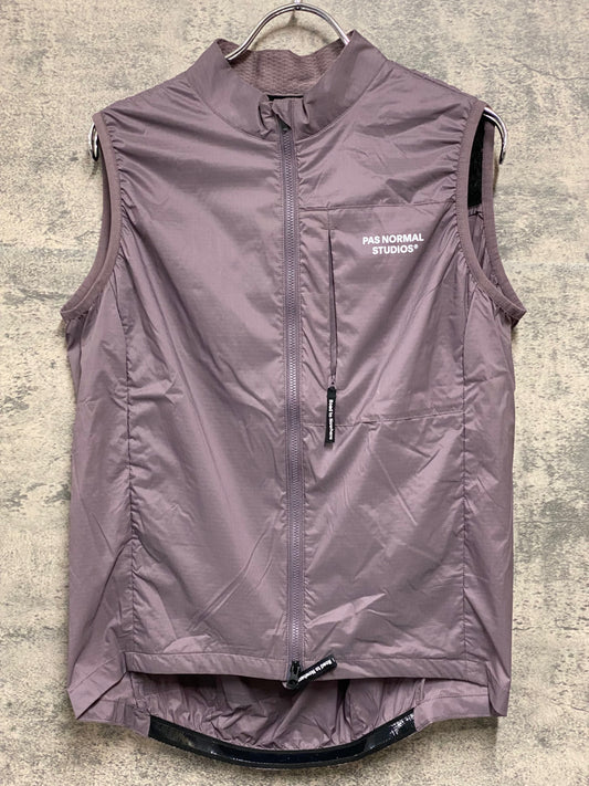 JD964 パスノーマルスタジオ PAS NORMAL STUDIOS Essential ジレ サイクルベスト 薄紫 M 裏起毛