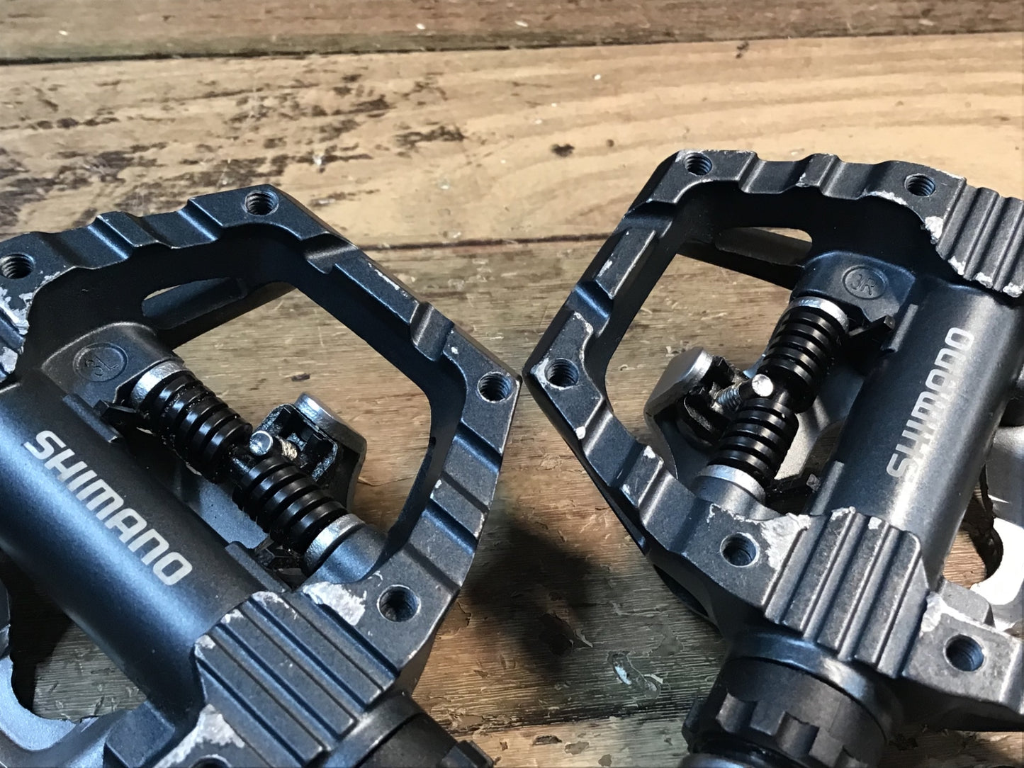 IB747 シマノ SHIMANO PD-EH500 片面 ビンディングペダル SPD グレー