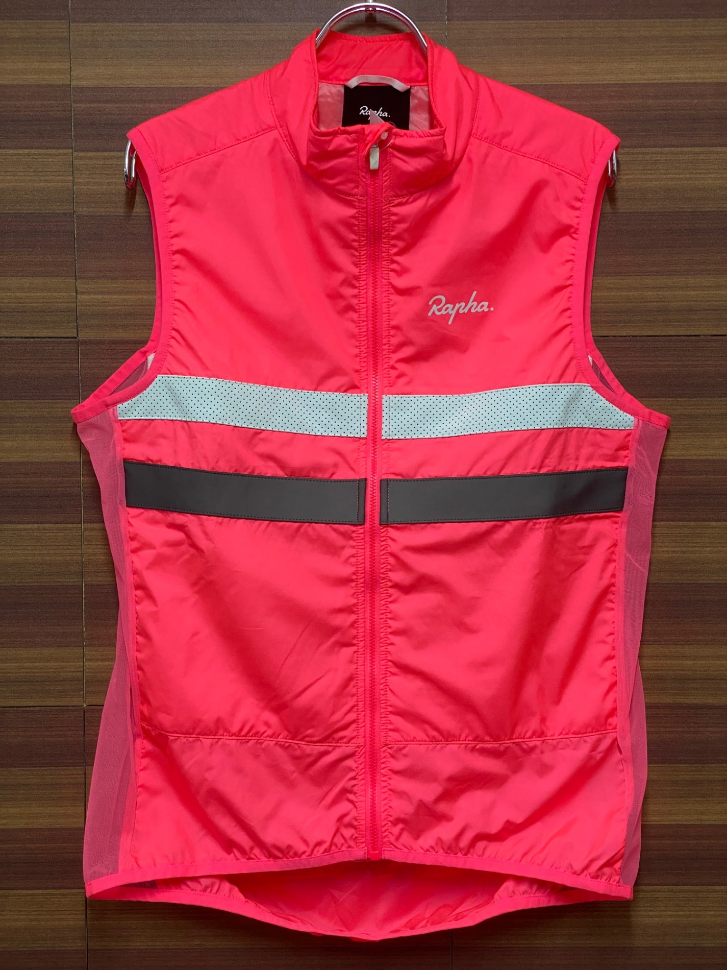 HZ527 ラファ Rapha MEN'S BREVET INSULATED GILET サイクルベスト ジレ ピンク L