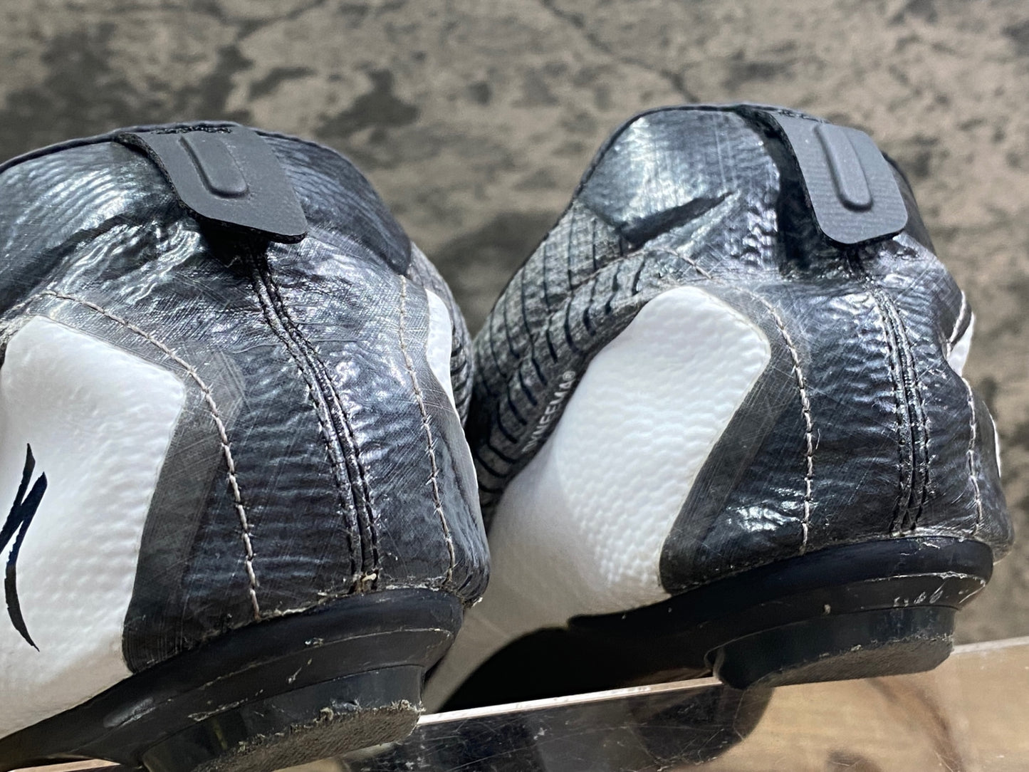 IY418 スペシャライズド SPECIALIZED エスワークス S-WORKS EXOS ビンディングシューズ 白 EU40.5