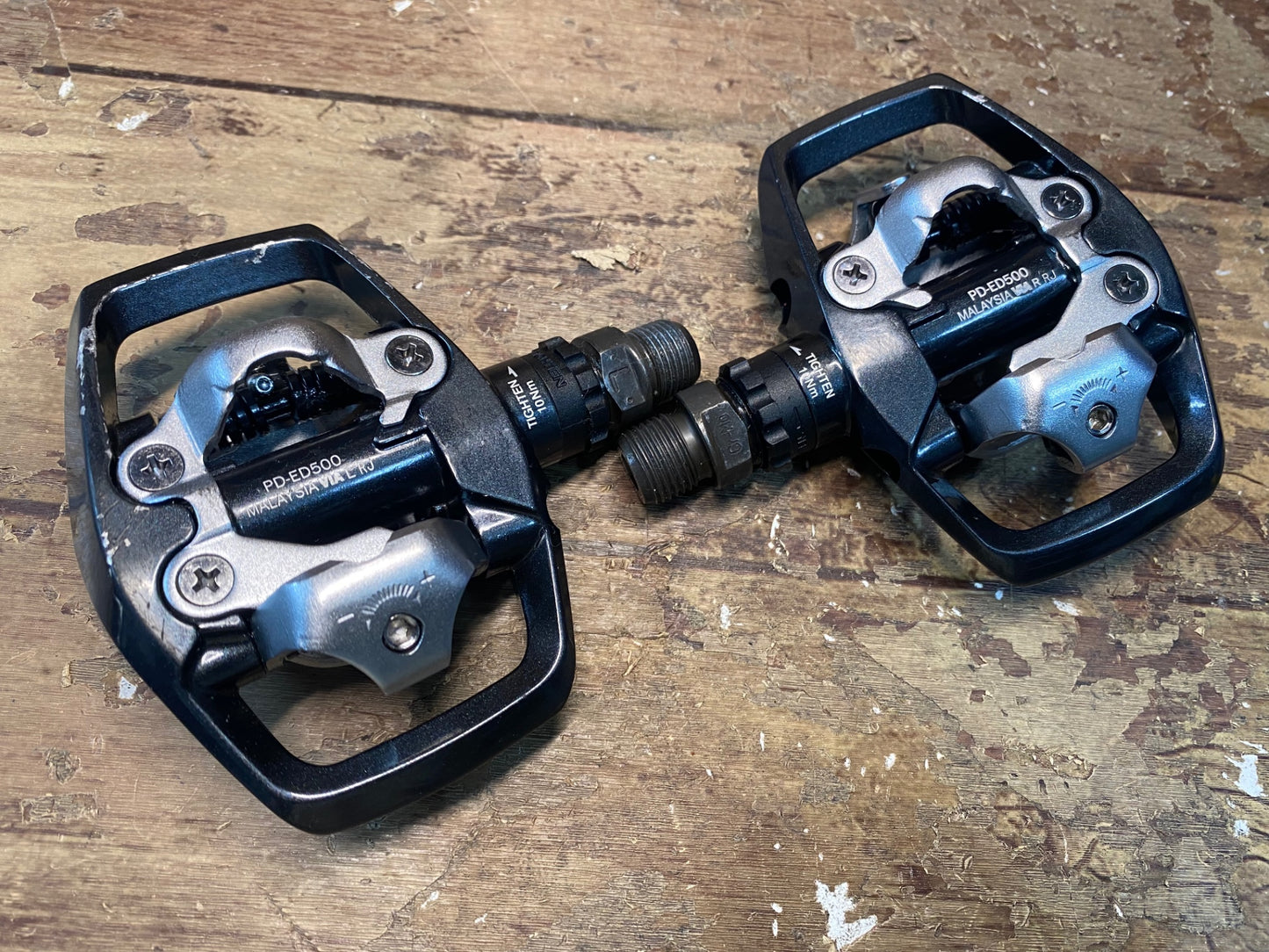 IH223 シマノ SHIMANO PD-ED500 ビンディングペダル SPD 黒