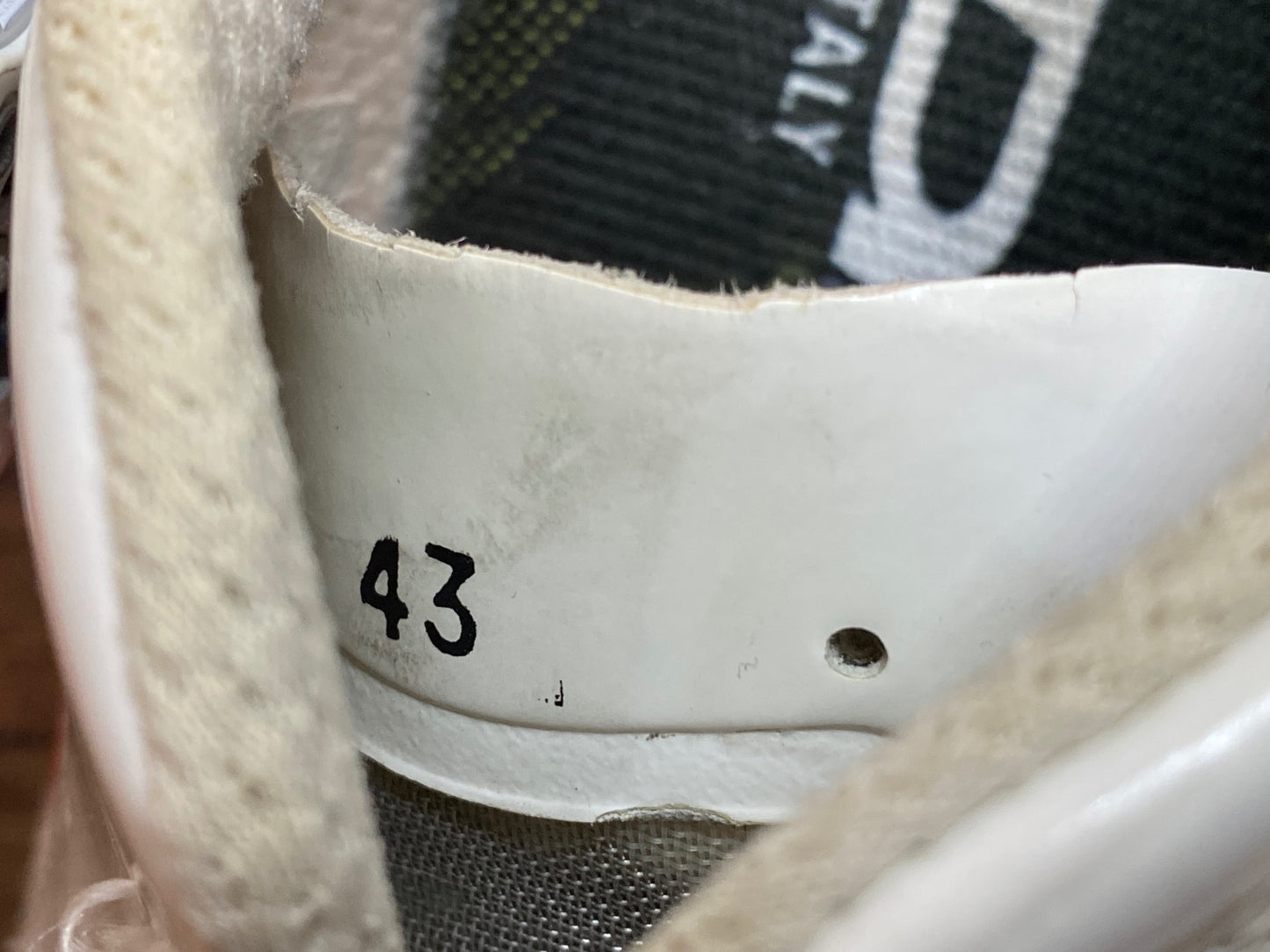 JD204 シディ SIDI ワイヤー WIRE CARBON ビンディングシューズ 3穴 白 赤 EU43