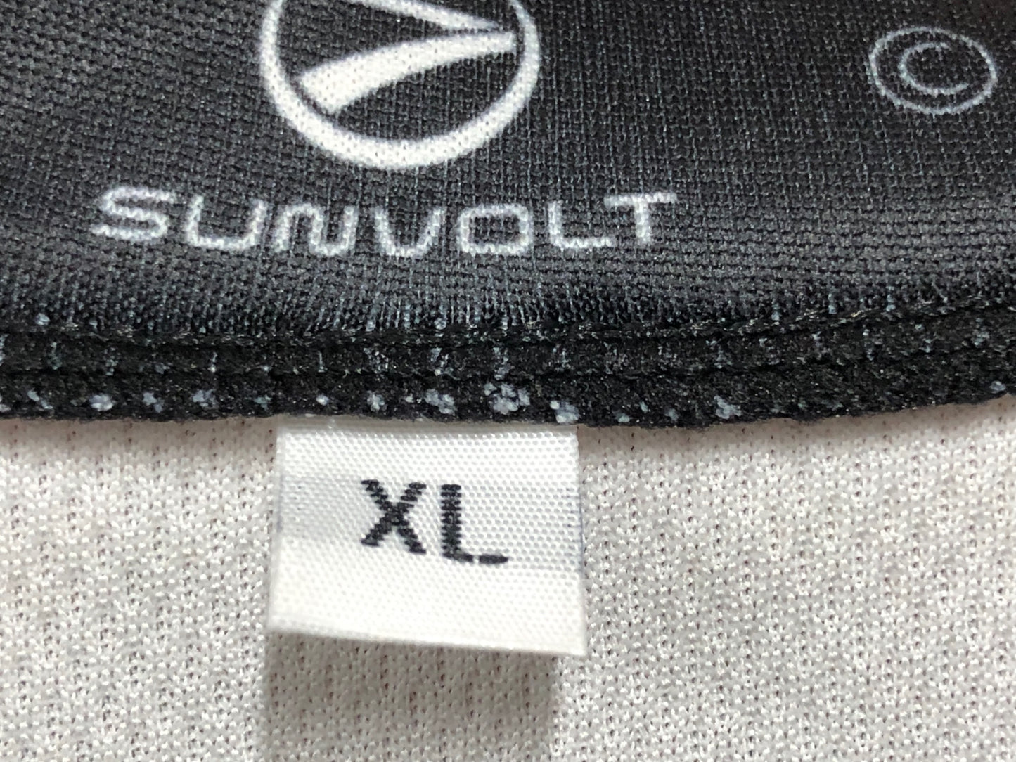IP645 サンボルト SUNVOLT 半袖 サイクルジャージ 白 XLサイズ