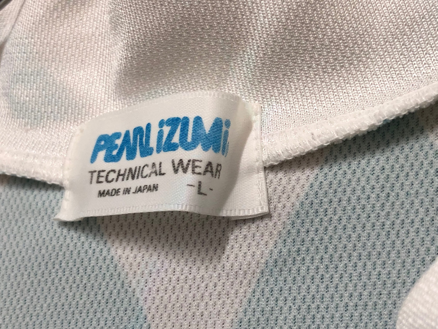 IQ442 パールイズミ PEARL iZUMi 半袖 サイクルジャージ 白水色 うさぎ Lサイズ