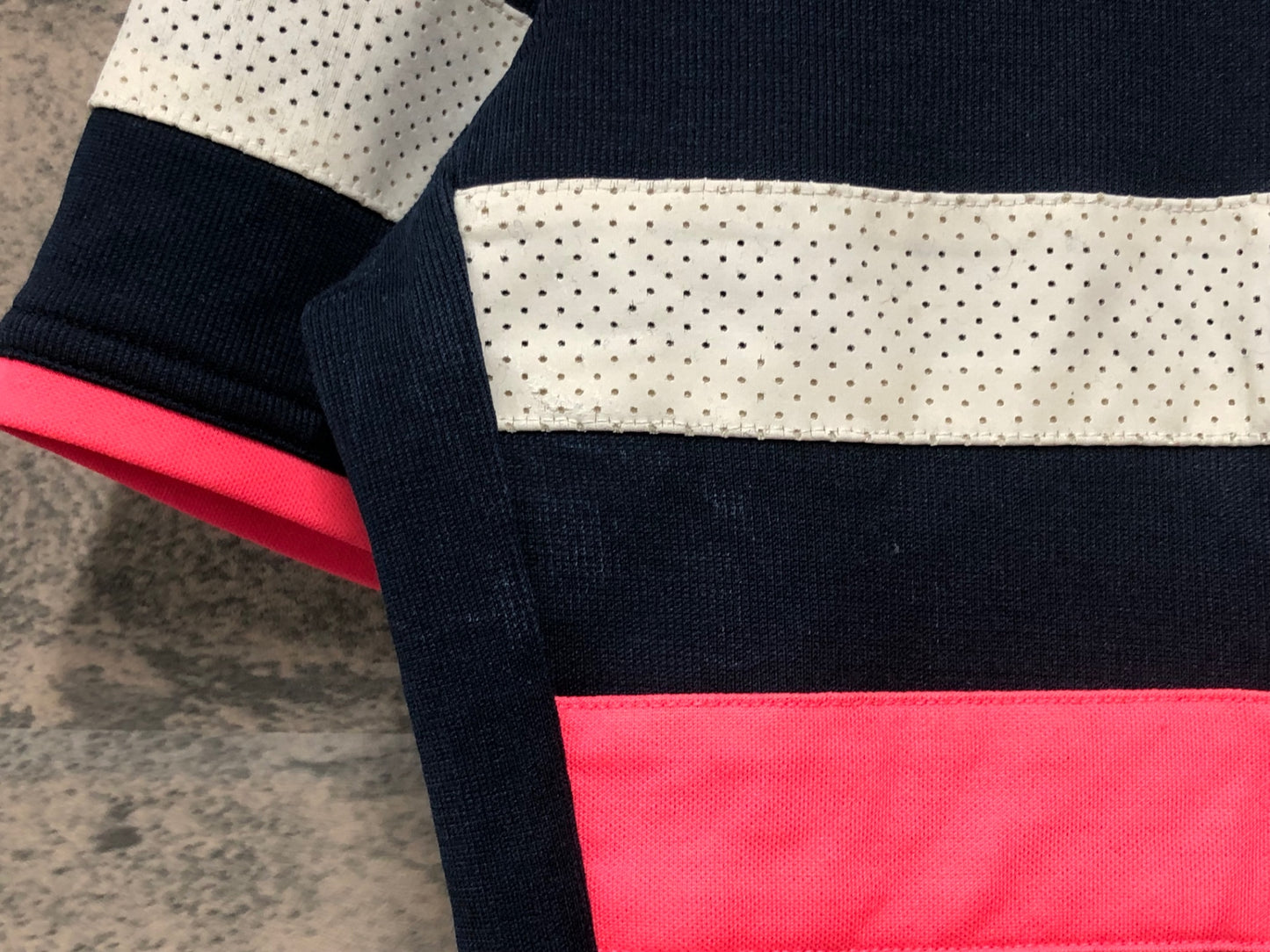 IY087 ラファ Rapha BREVET JERSEY 半袖 サイクルジャージ 紺 S